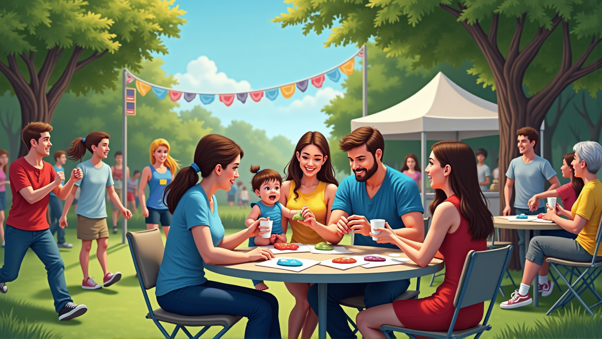 Community event participation