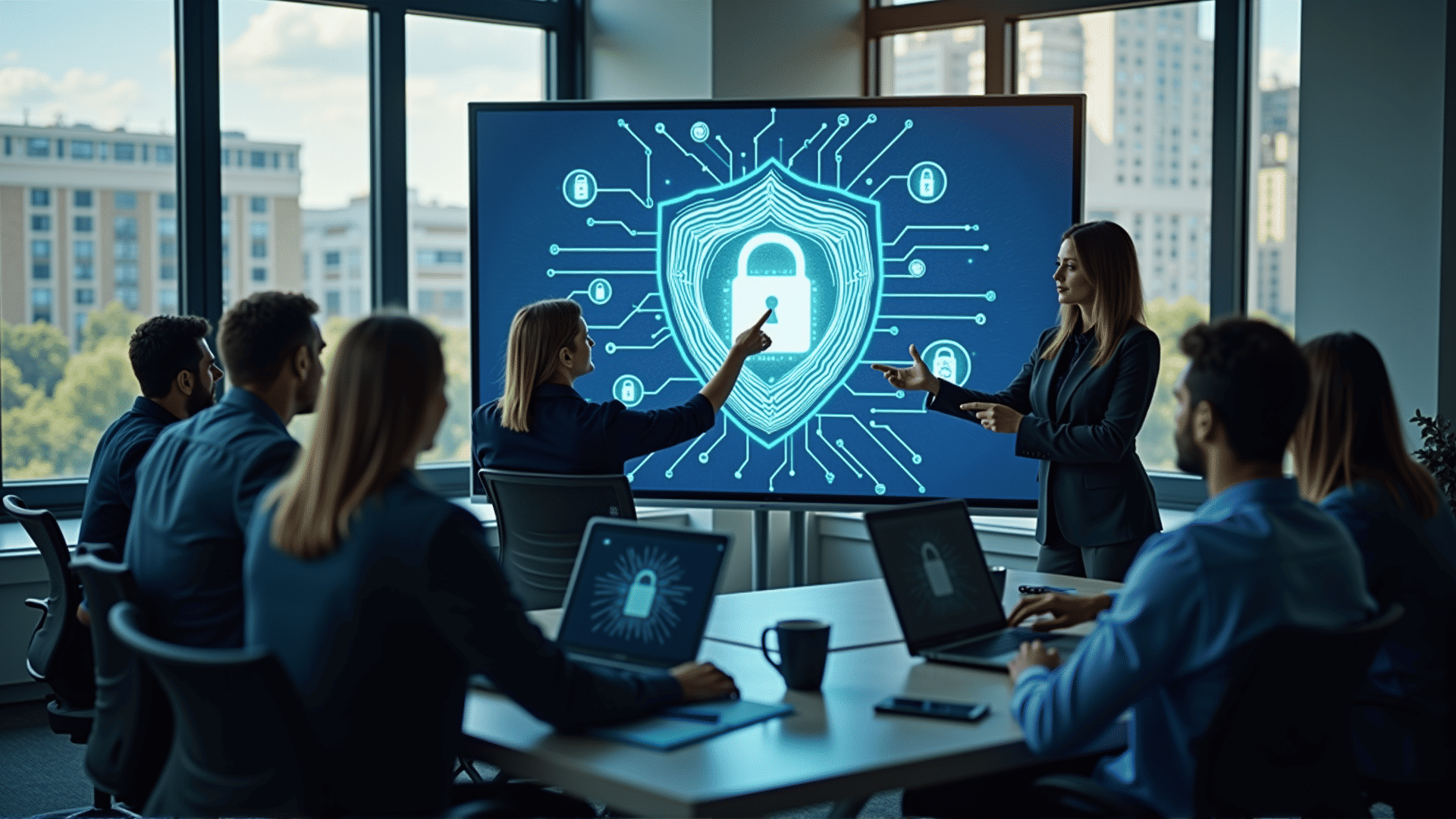 Digital shield for banking security